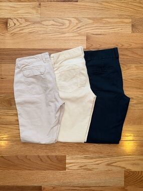 J Crew, Banana Republic & Gap lot of 3 women’s business casual pants size 0-2